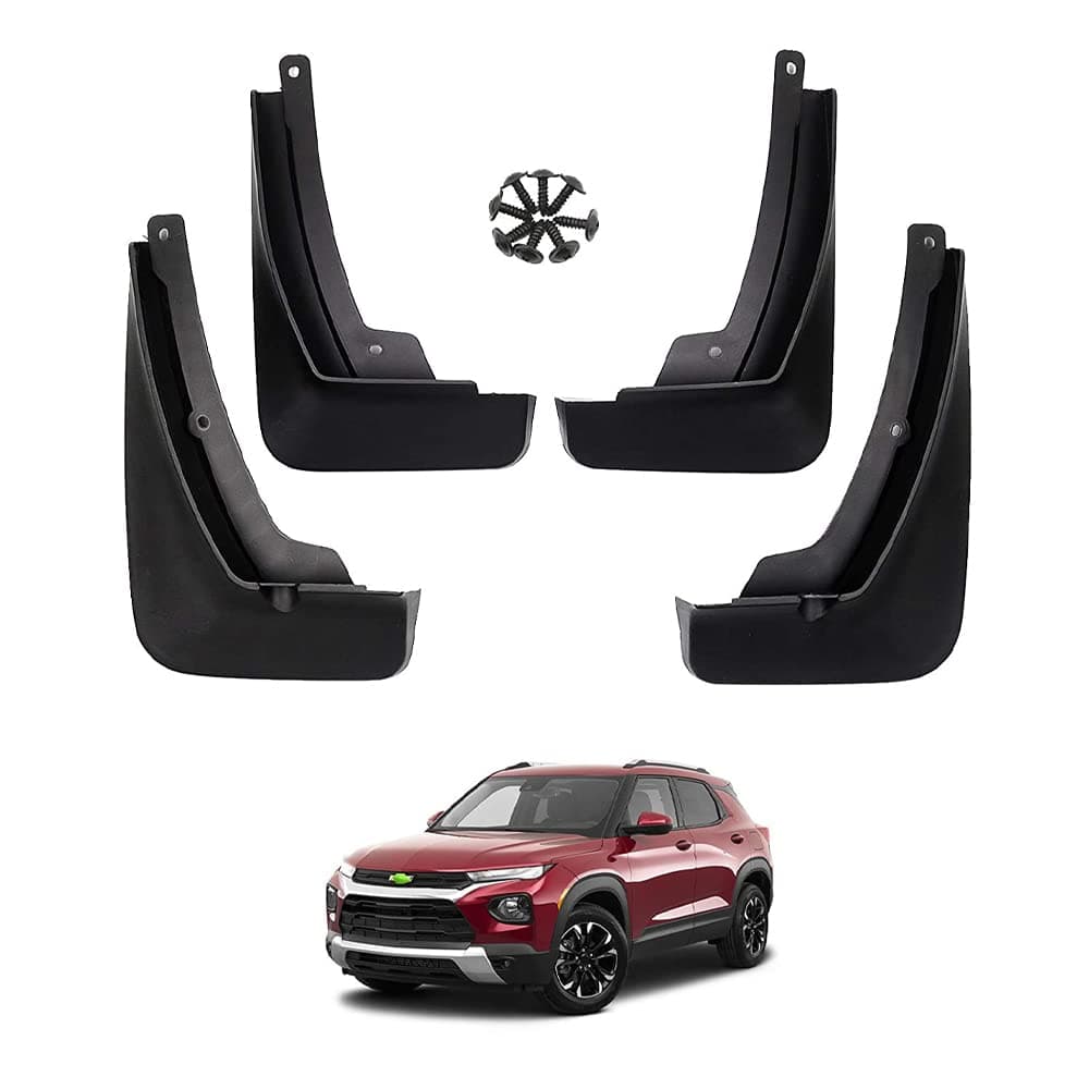 Autorder Custom Fit for Mud Flaps Splash Guards Chevy/Chevrolet Trailblazer 2021 2022 2023 Accessories Mudguard Fender Flares Front and Rear Mud Guard Set of 4