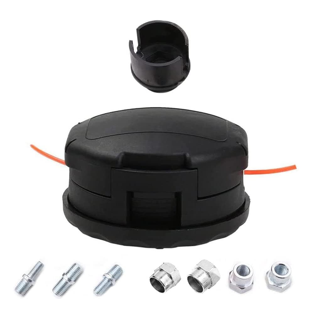 Realman Speed-Feed 400 String Trimmer Head Replacement Kit for Echo SRM140 SRM200 Stihl FS52 FS56 Shindaiwa Homelite RedMax Hus-Qvarna Maruyama Trimmer Bump Feed Head Wead Eater