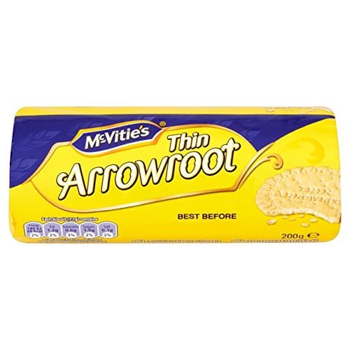 Crawford's Thin Arrowroot Biscuits 200g Case of 12
