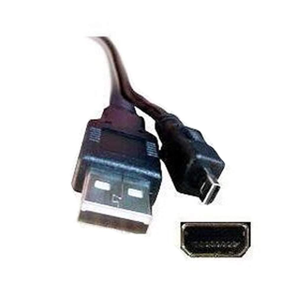 Replacement USB Cable Cord Lead Intended for Sanyo Xacti VPC-S70, S600, S700, S750, S1275, S1414, S1415, E760, E1000, E1292, E1500, E1600, T850, T1060, T1284, X1200 & X1400 Digital Cameras