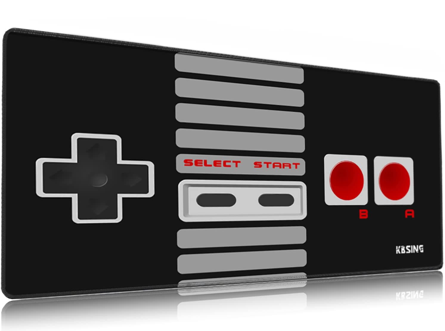 Gaming Mouse Pad - Extended Keyboard Mouse Pad Mat, Large PC Laptop Game Mouse Mat Huge Desk Pad with Stitched Edges, Anti-Slip Rubber Base Mousepad, 35.5"x15.4"x0.1" (MPX-02)