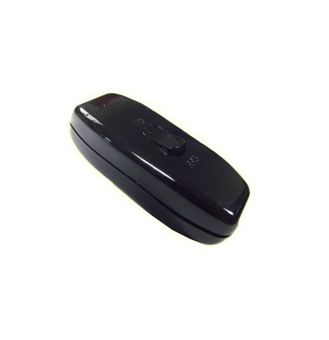 6AMP IN LINE ROCKER / TORPEDO SWITCH TABLE LIGHT LAMP BLACK 3 CORE / 6 AMP by ToolsOnline