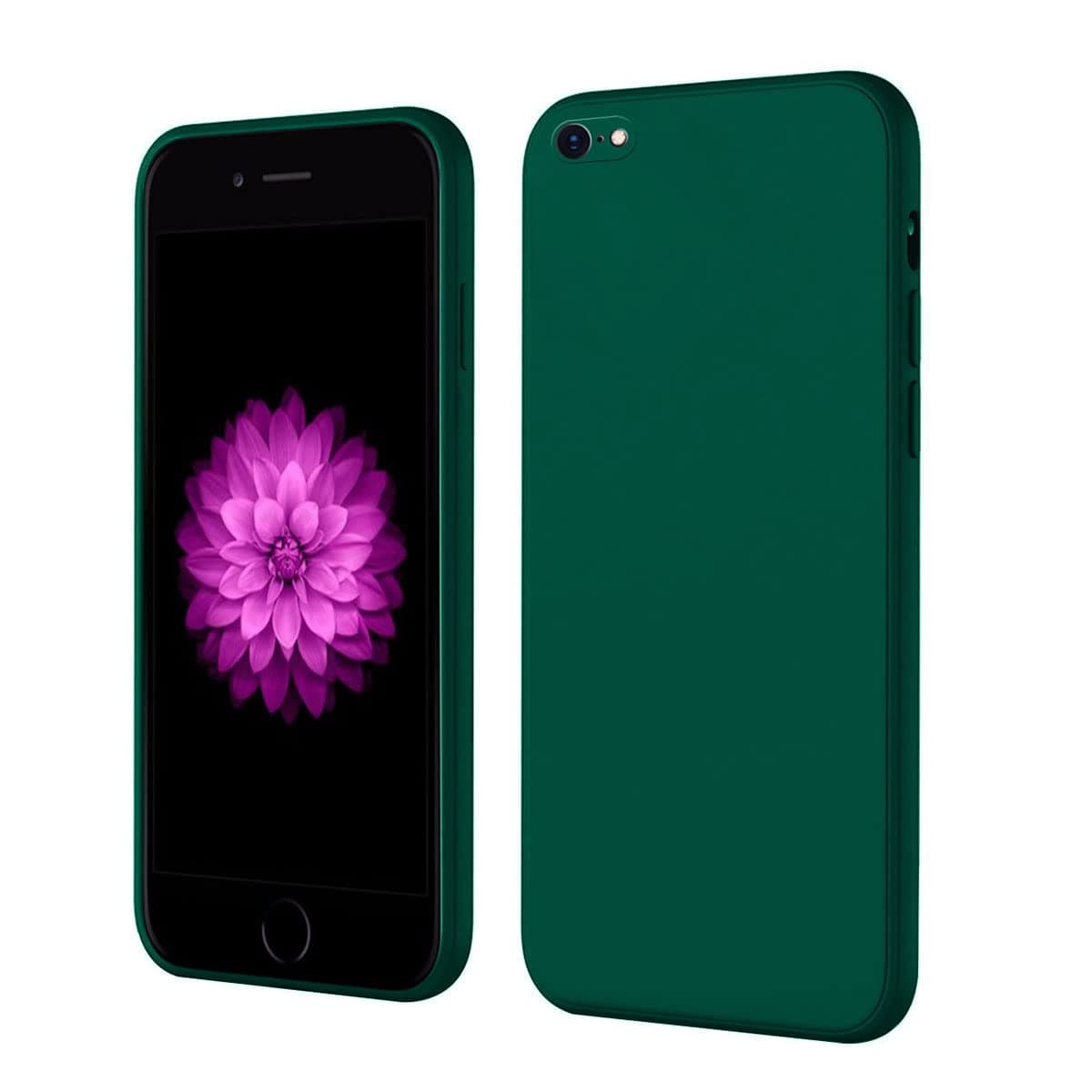 LIRAMARK Silicone Soft Back Cover Case for Apple iPhone 6 / iPhone 6s (Silicone Green)