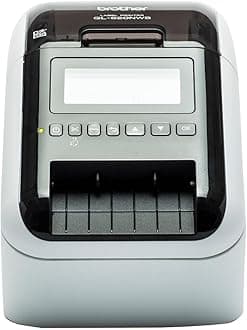 QL820NWBc High Speed Desktop Label Printer | Wireless/USB 2.0| Address Labelling | Wide Format 4 Inch Labels | UK Plug