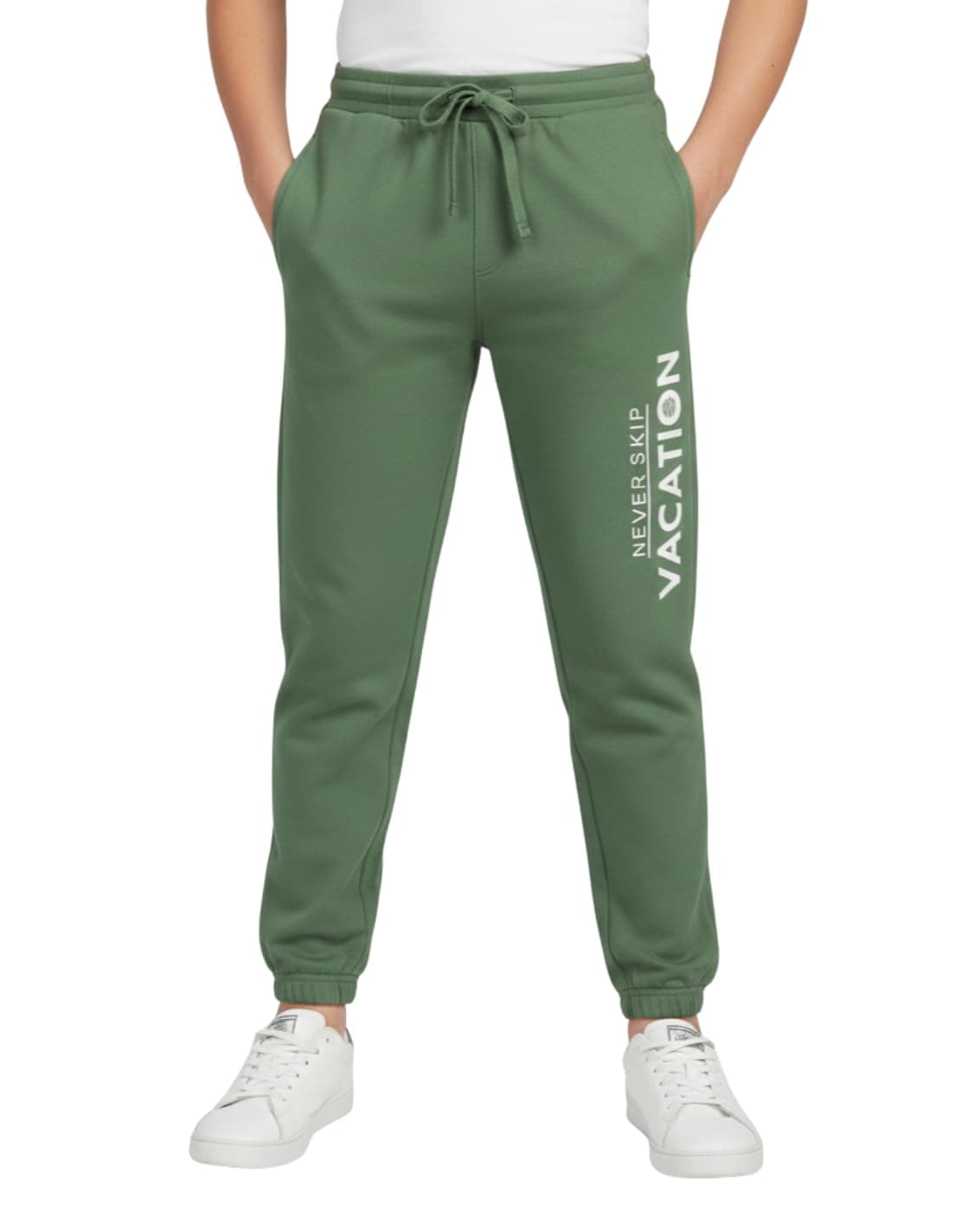 Boys Solid Joggers Track Pants