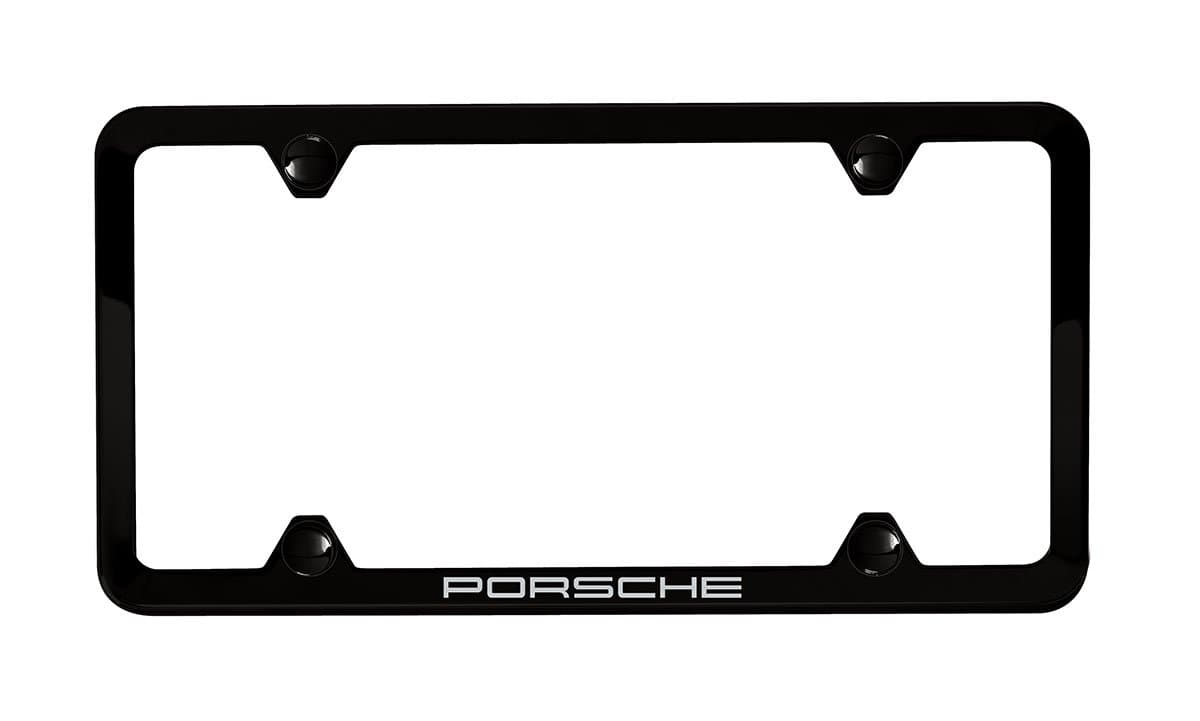 Slimline License Plate Holder in Black