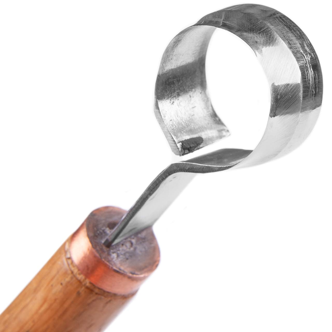 Wood Carving Hook Knife - Long Handle 12". Spoon Carving Tool for Spoons, Bowls, kuksa and Cups carvings - Basic Crooked Knife for Professional Spoon Carvers and Beginners by STAMESKY.