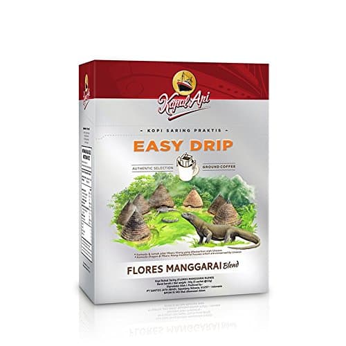 Kapal Api Flores Manggarai Blend Easy Drip 5 sachet x 10gr (Pack of 4)