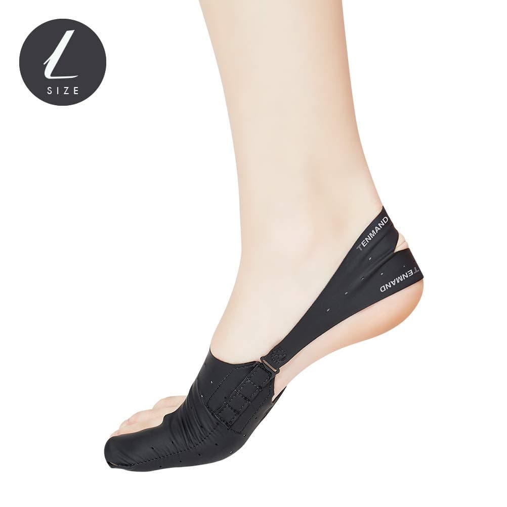 TENMAND Adjustable Elastic Bunion Corrector 24h Day Night Protector Sleeves Toe Straightener Socks Treat Pain Relief Hallux Valgus Hammer Toe Joint Easy Wear in Shoes for Woman and Man (Large)