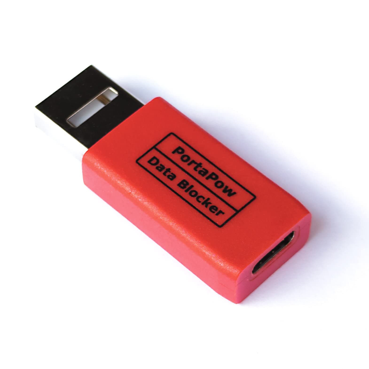 PortaPow USB-A to C Data Blocker