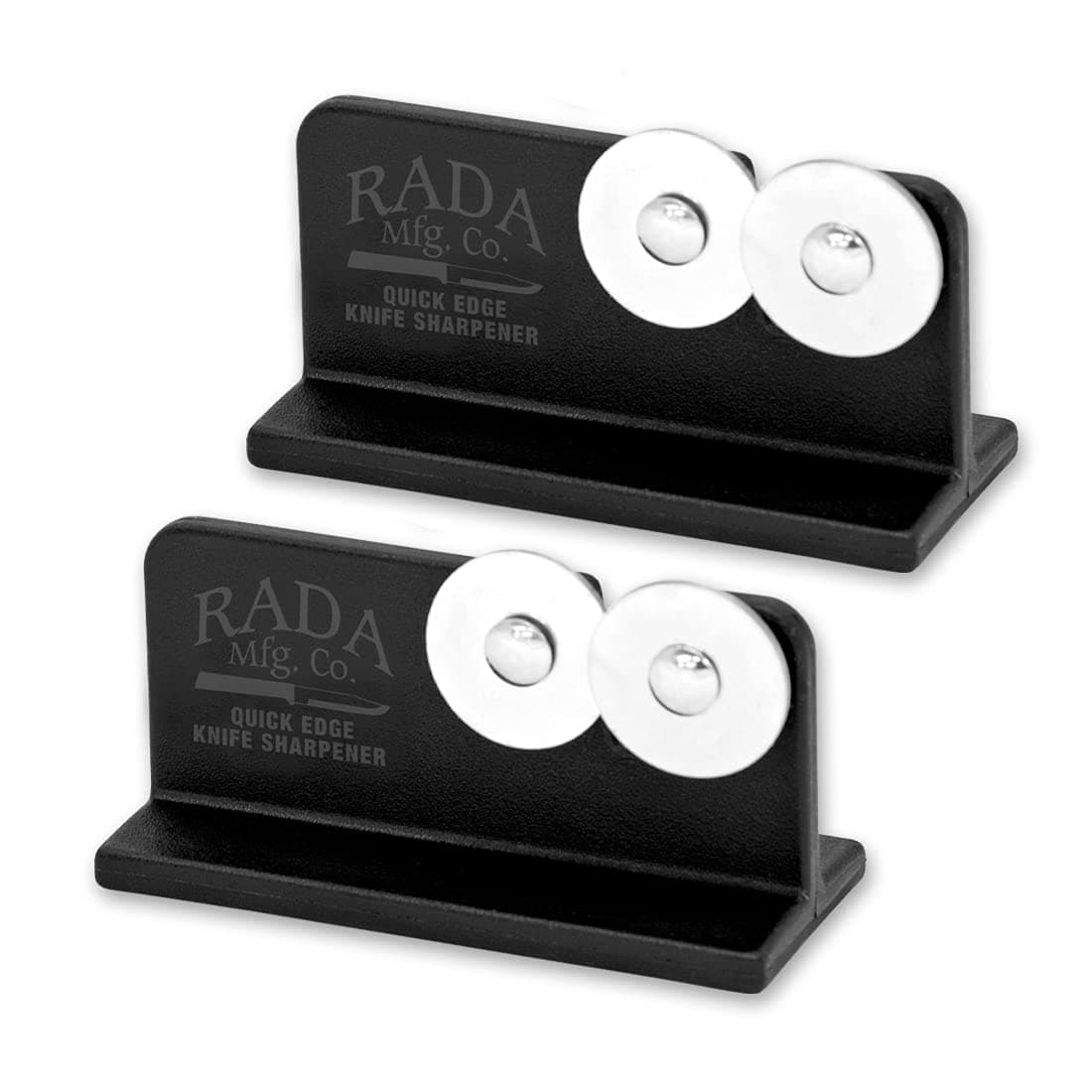 Rada Cutlery Quick Edge Knife Sharpener, Pack of 2
