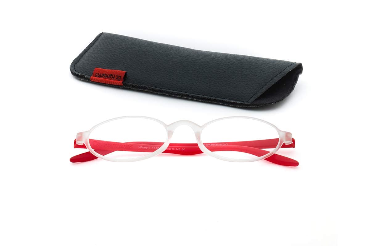 DR.HARMANN'S READING GLASSES® FULL RIM LIGHT WEIGHT FRAME (Model: Library 7)