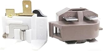 4387913 Refrigerator/Freezer Overload Relay Kit, Replaces 4241370 4387913 4387766 7020935, 4387836 Suitable for Whirlpool, Frigidaire, GE, KitchenAid,Magic, LG