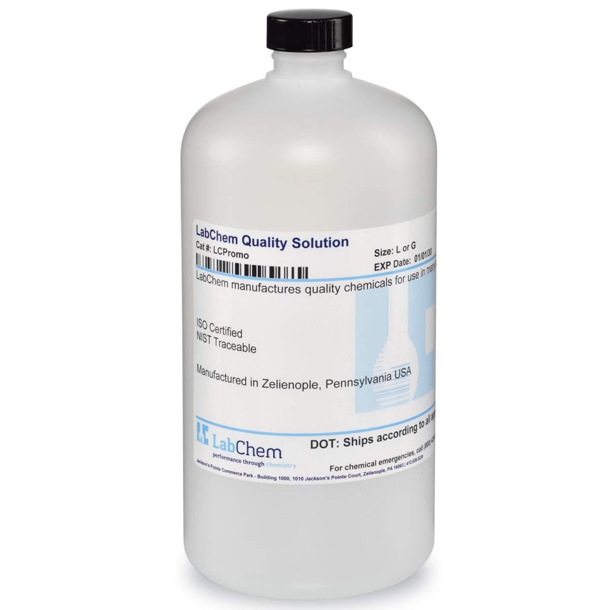 LabChemLC139002 Edta Solution, 0.1M (0.2N), 1 L Volume