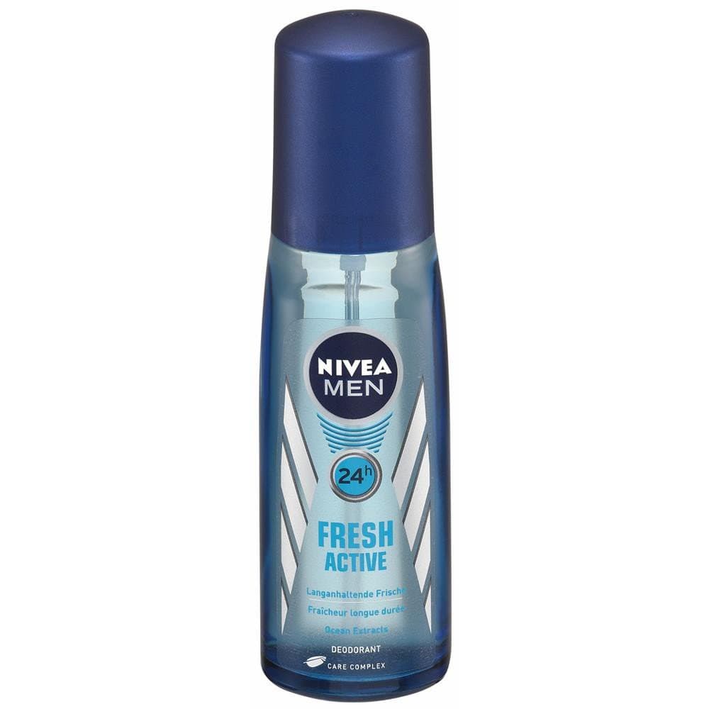 Nivea Fresh Active Deodorant Spray for Men, 75 ml