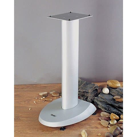 VTIManufacturing VSP24S Grey Silver Base Silver Aluminum Pole 24 in. Height Speaker Stand