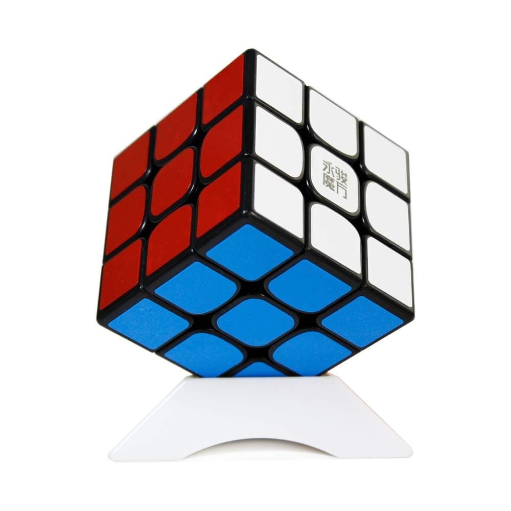 Gobus YONGJUN YJ YuLong 2M 3x3 Magic Cube Puzzle Cube + One Cube Stand (Black)