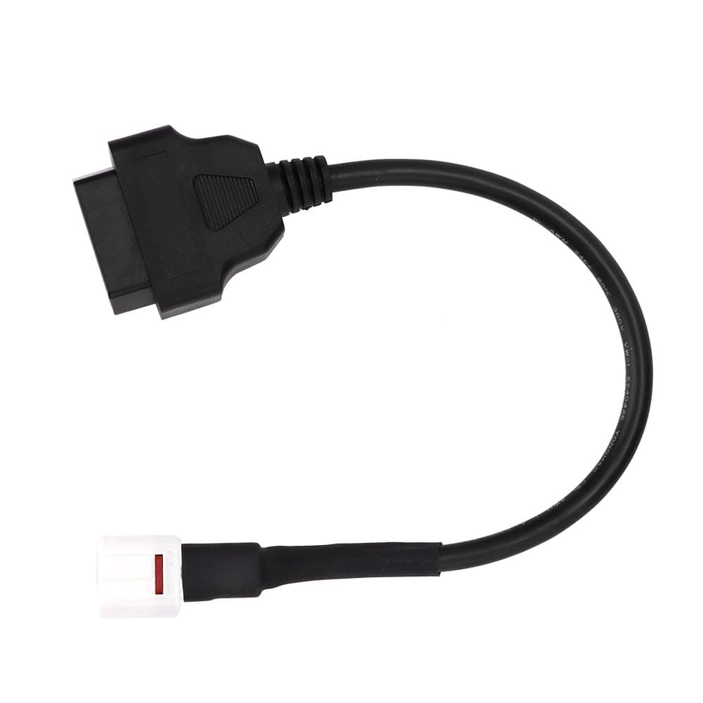 KOSDFOGEMotorcycle Diagnostic Scanner Cable, 14 Pin ODB 2 Cable V Trouble Code Reader Scanner Diagnostic Cable.