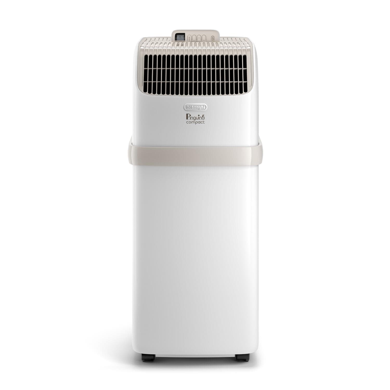 De'Longhi Pinguino Compact PACES72 Classic Compact Portable 8,300 BTU Air Conditioner, 3 in 1 Air Conditioning Unit, Rooms up to 60m³, A Energy Efficiency, Window Kit Included, Energy Class A, White [Energy Class A]