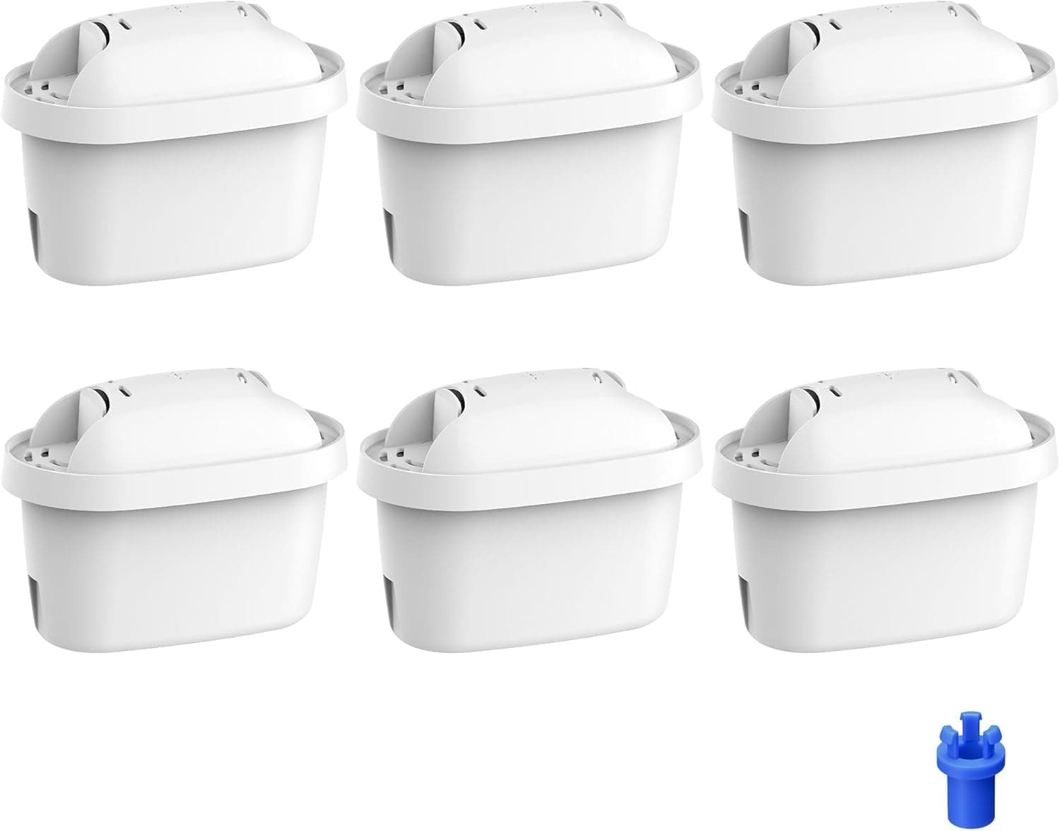 – Water Filter Cartridges, Replacement for Brita® Maxtra+® Plus, Maxtra Pro® All-in-1, Compatible with Brita® Marella® Jug and Kettle, Reduce PFAS, PFOA/PFOS, TÜV SÜD, NSF Certified (6)