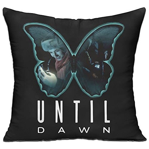 Until Dawn Video Game Butterfly 18'' X 18'' Decorative Square Throw Pillow Cover With Pillow Inner