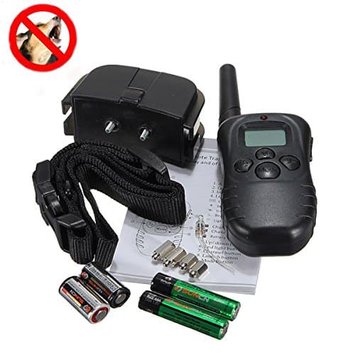 Dog Training Stop Bark Collar Lcd Display Remote 100 Levels