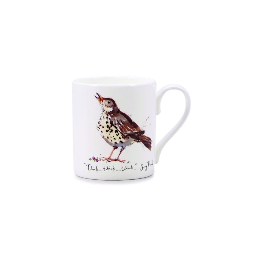 Madeleine Floyd Song Thrush, Fine Bone China Mug