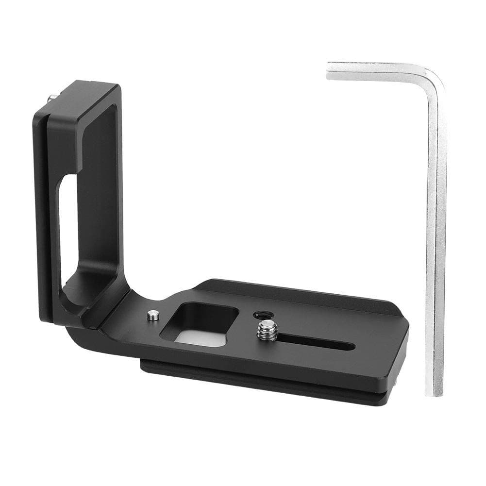L Bracket,Aluminium alloy Durable Quick Release QR L Plate Tripod Bracket With CNC precision machining for Nikon D750 Camera Arca Standard Platform