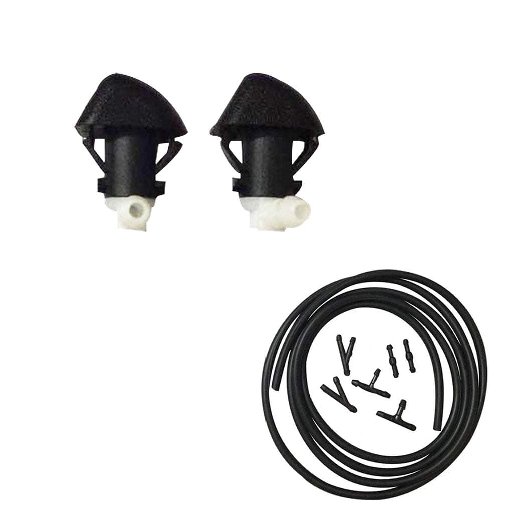 ZHParty Front Windshield Washer Fluid Hose (7Ft Long) with Connector & Hood Nozzle Sprayer kit for 2009–15 Honda Pilot, 2011–14 Honda Odyssey–Replaces OEM # 76810-SZA-A01ZA, 76810-TK8-A01