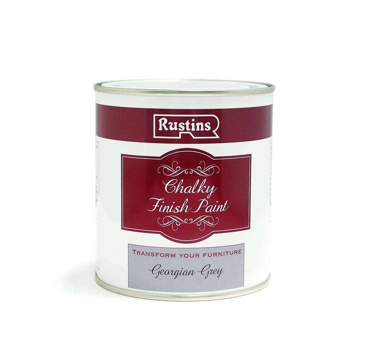 Rustins Chalky Finish Paint Georgian Grey 250ml