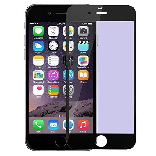 iPhone 7 Plus Screen Protector,0.26mm 3D Full Coverage Anti Blu Ray Premium 9H Anti Scratch Tempered Glass for Apple iPhone 7 Plus 5.5"Black))