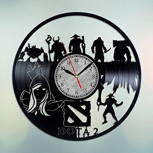 Handmade Vinyl Wall Clock Dota 2 Vinyl Wall Clock Defence of the Ancients Dota Gifts Dota 2 Gift Dota Wall Art Dota Art Dota 2 Art Dota 2 Wall Art Warcraft Gifts