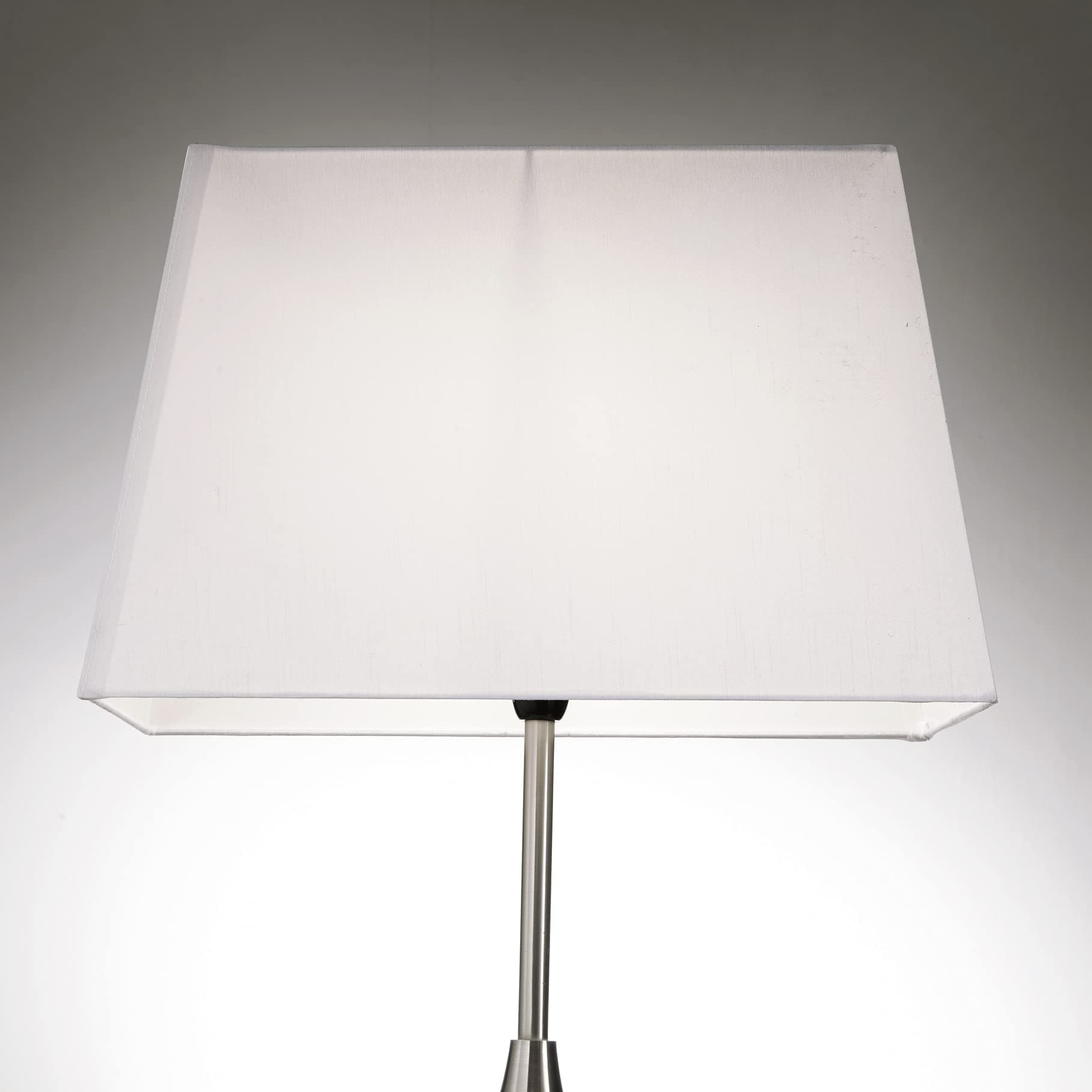 White Lamp Shade in Rectangular Shape 21 Inch Base Width Stunning Finish