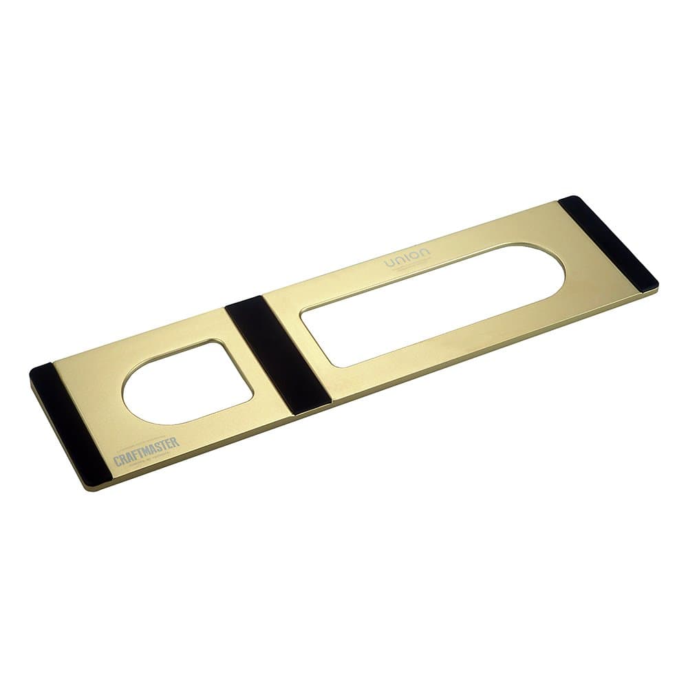 CraftMaster Union Tray for Apple Magic Keyboard and Apple Magic Trackpad 2 - Metal Dock Stand Controls Your iMac or Laptop Remotely, Premium Home and Office Accessory - Gold