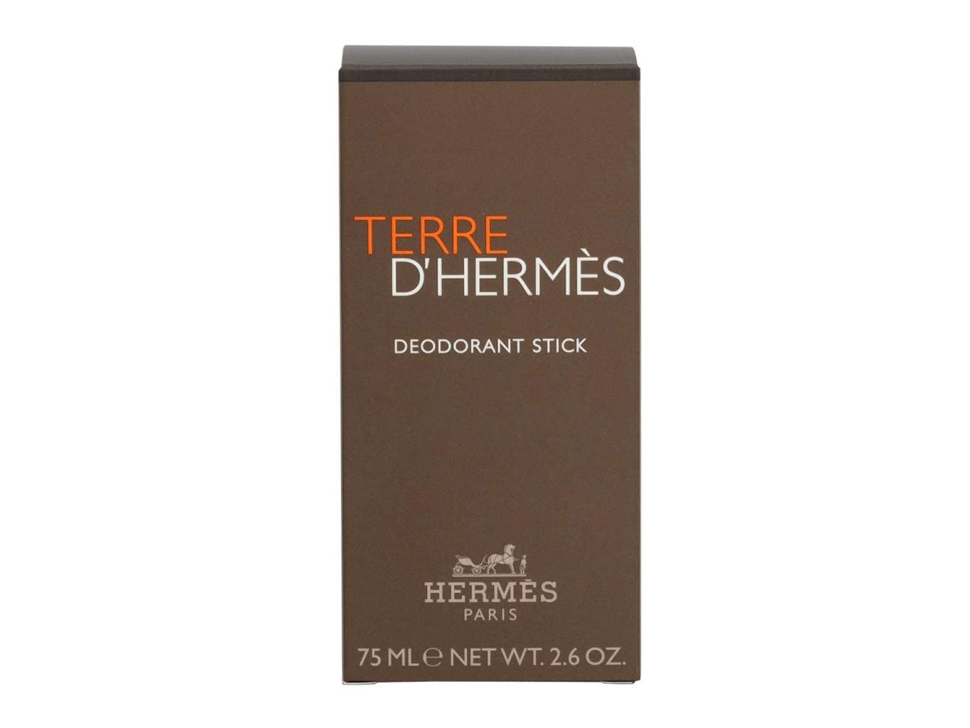 Hermes Terre D' Deo Stick for Men, 75 ml, 2.6 Fl. Oz