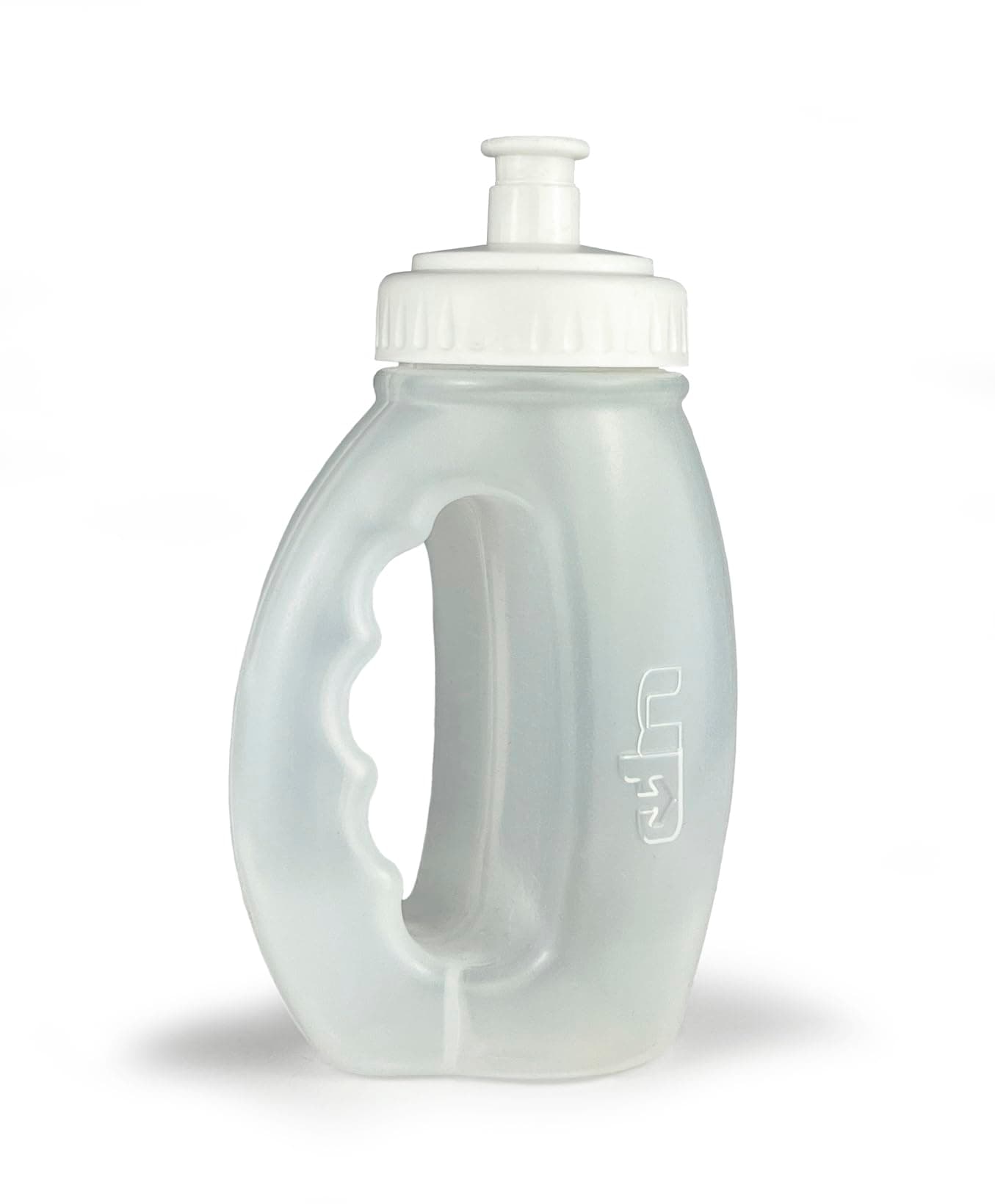 Ultimate Performance Runners Bottle 300cc Virgin Plastic Opaque Certified BPA free flexible food grade LDPEplastic Ergonomic Shape Soft Spout Caps Running Hiking Outdoor Sport Marathon Events