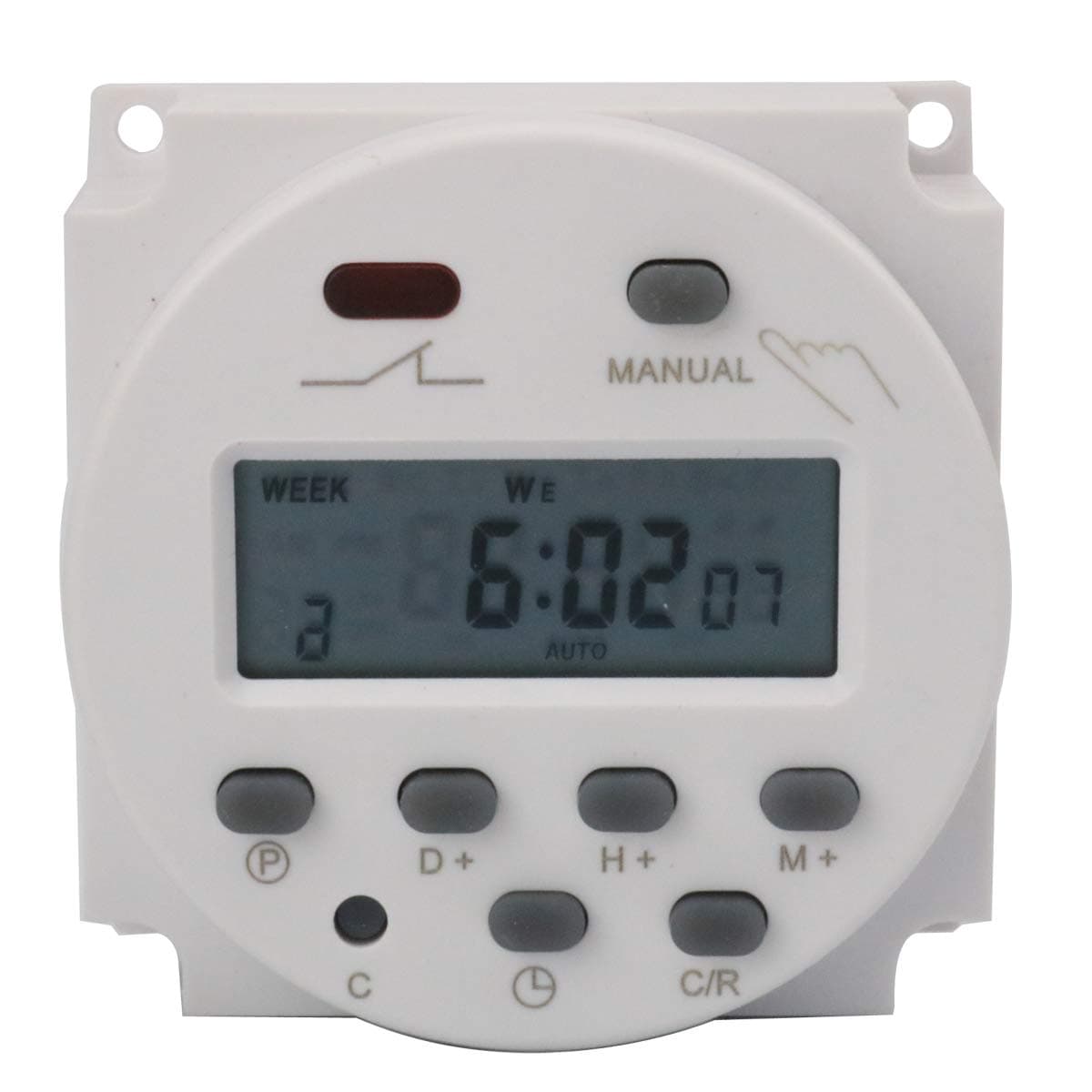 CN101A 24V DC/AC Digital LCD Power Programmable Timer Time Switch Relay 16A