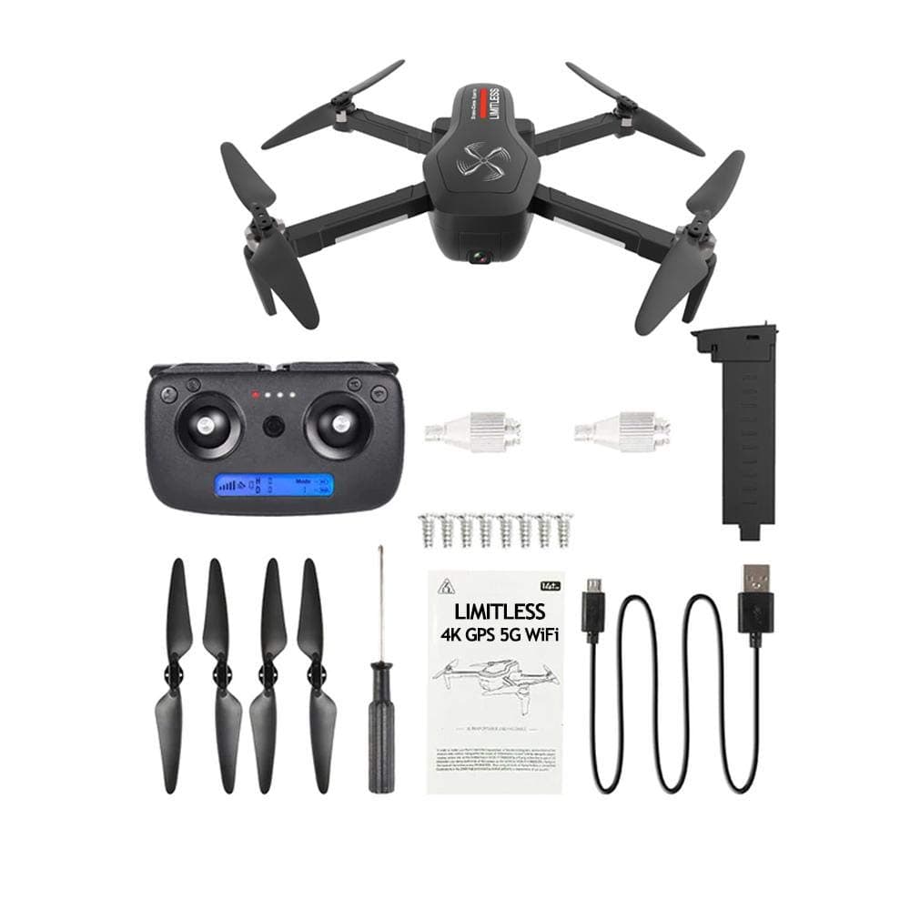 DRONE-CLONE XPERTS Drone X Pro LIMITLESS 4K GPS 5G WiFi Dual Camera Brushless Motor Quadcopter Follow Me Mode 25min Battery 800m Distance
