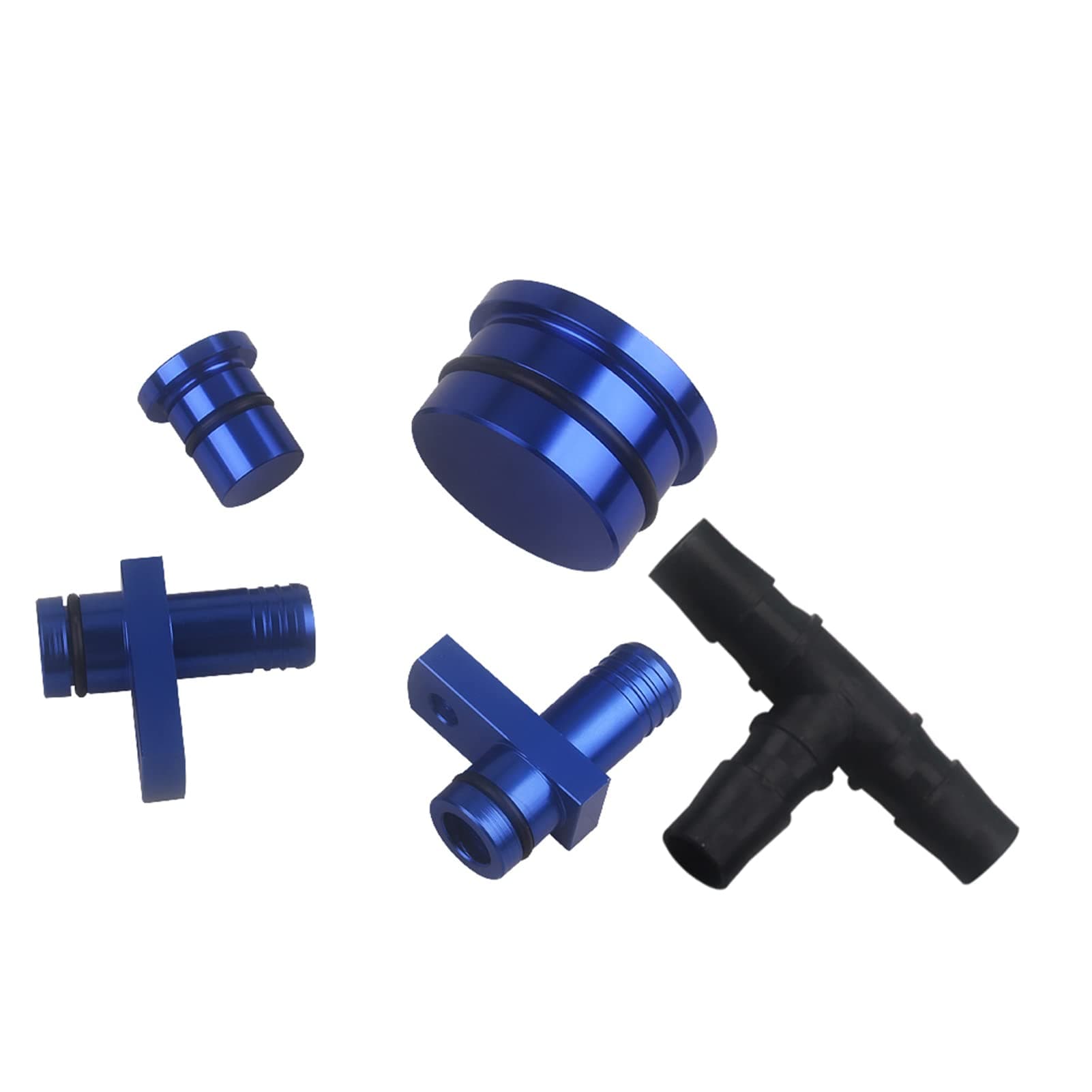 Ubervia® Accessory,LLY LBZ LMM PCV Reroute & Resonator Delete Kit Replacement for Duramax 2004.5-10 Diesel 6.6L