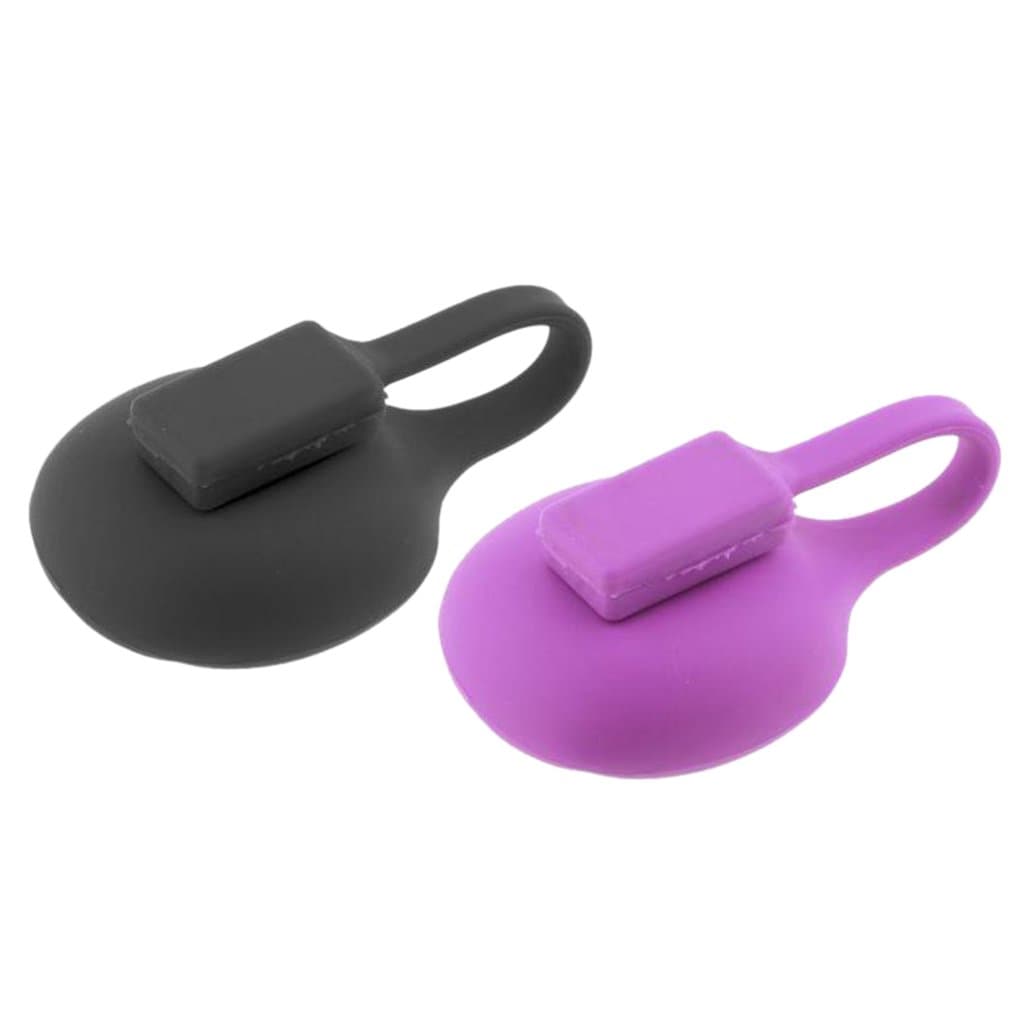 MagiDeal Sillicon Wireless Activity Tracker Clip for Jawbone UP Move Activity Tracker Purple Black