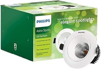 Philips Astra Spot 20-watt LED Spotlight || LED Spotlight for Display || Warm White,Pack of 1