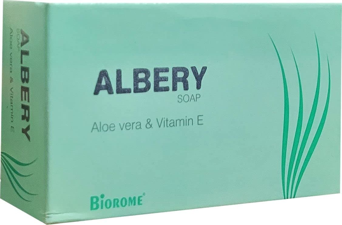 ALBERY Soap With Aloe Vera & Vitamin E (PACK OF 3)