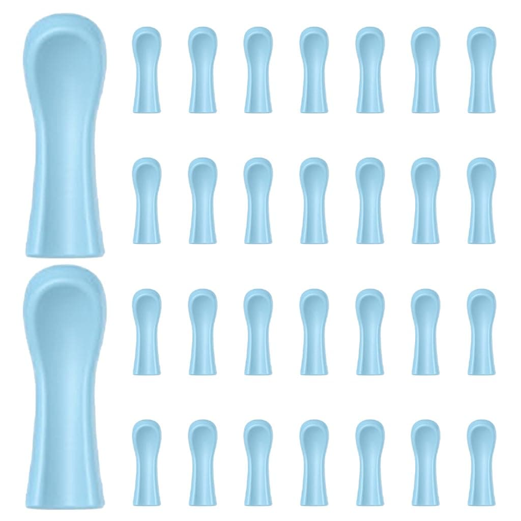 30 Pieces Silicone Tips for Ear Wax Remover Replacement Silicone Tips for Endoscope Ear Wax Removal Tool 12mm Length Universal Replacement Ear Wax Remover Tips for Visual Ear Wax Removers