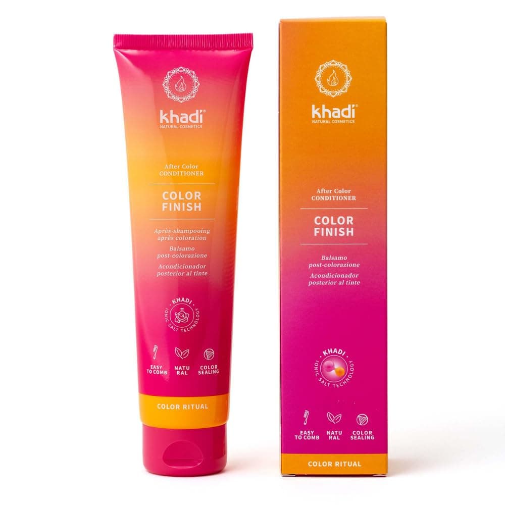 – COLOUR FINISH After Colour Conditioner - Fast colour fixation, immediate combability and brilliant shine - 100% natural & vegan - 150g