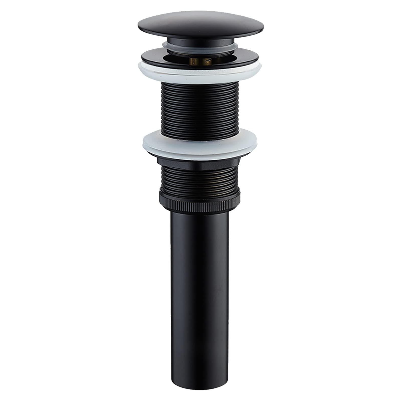 Pop Up Drain without Overflow for Bathroom Vessel Sink