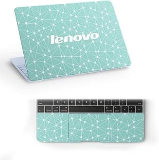 Galaxsia Lenovo D34 Full Vinyl Laptop Skin/Sticker/Cover for 17 to 17.3 Inches Laptops Laminated-Removable-HD Quality Compatible for Lenovo (16.5x11 Inches)