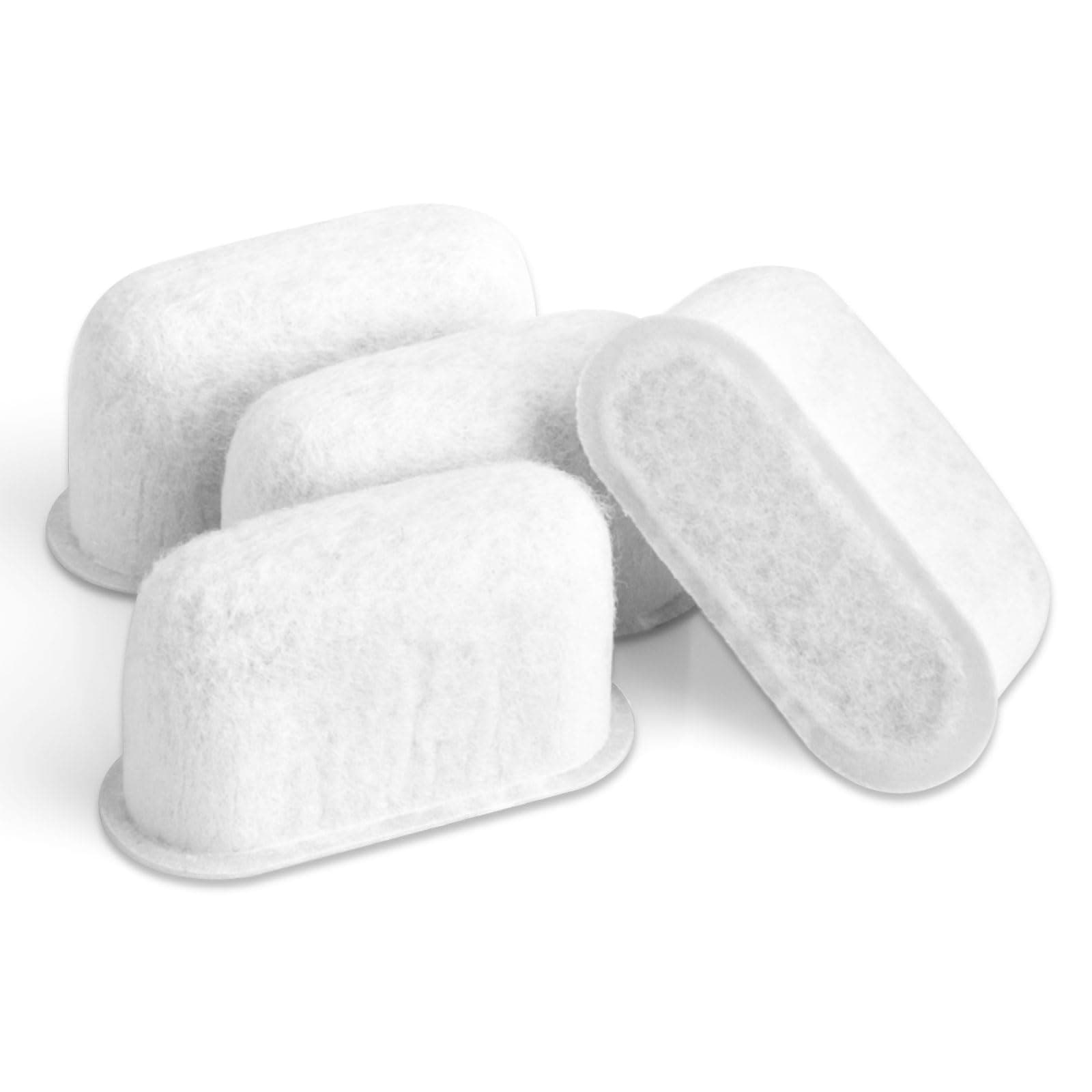 7313285779 Water Filter Replacement for Delonghi Carbon Filter Coffee Machine Filter Activated Charcoal Filter Espresso Machine Filter Parts Pack of 4