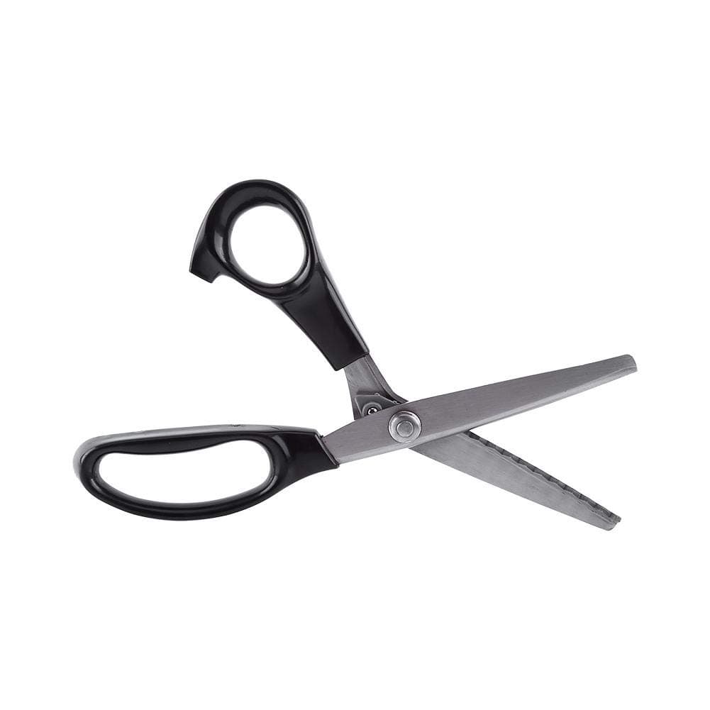 Hilitand Zig Zag Sewing Scissors, Fabric Decorative Round/Triangle Edge Pinking Shears (3mm,5mm,7mm)(5mm)