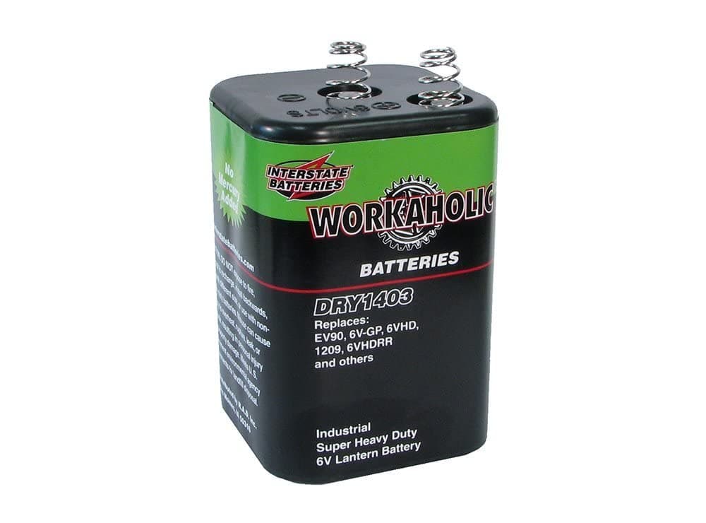 Interstate Batteries 6 Volt Battery, HD Lantern Battery (DRY1403)