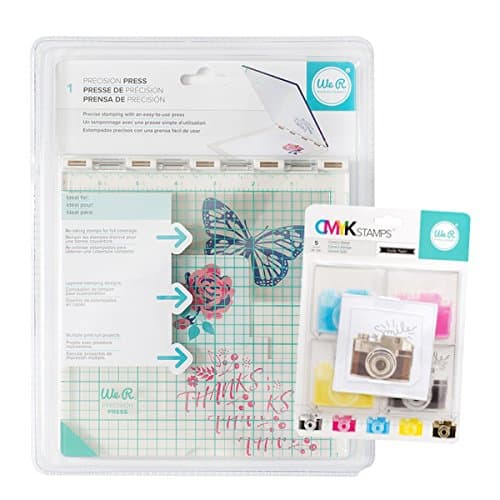 Precision Press Stamping Tool + Camera CMYK Stamp Bundle - We R Memory Keepers